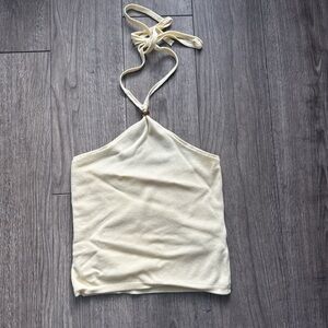 Edikted Cream Halter Camisole